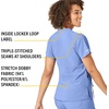 image:imageCarhartt CrossFlex Scrubs for Women VNeck Scrub TopsCeil Blue