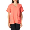 image:imageCarhartt CrossFlex Scrubs for Women VNeck Scrub TopsCoral