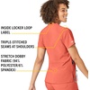 image:imageCarhartt CrossFlex Scrubs for Women VNeck Scrub TopsCoral