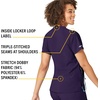 image:imageCarhartt CrossFlex Scrubs for Women VNeck Scrub TopsEggplant