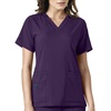 image:imageCarhartt CrossFlex Scrubs for Women VNeck Scrub TopsEggplant
