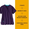 image:imageCarhartt CrossFlex Scrubs for Women VNeck Scrub TopsEggplant