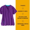 image:imageCarhartt CrossFlex Scrubs for Women VNeck Scrub TopsElectric Violet