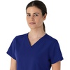 image:imageCarhartt CrossFlex Scrubs for Women VNeck Scrub TopsGalaxy Blue