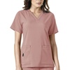 image:imageCarhartt CrossFlex Scrubs for Women VNeck Scrub TopsMauve