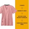 image:imageCarhartt CrossFlex Scrubs for Women VNeck Scrub TopsMauve