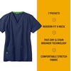 image:imageCarhartt CrossFlex Scrubs for Women VNeck Scrub TopsNavy  M