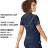 image:imageCarhartt CrossFlex Scrubs for Women VNeck Scrub TopsNavy  M