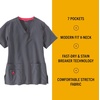 image:imageCarhartt CrossFlex Scrubs for Women VNeck Scrub TopsPewter