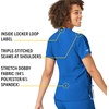 image:imageCarhartt CrossFlex Scrubs for Women VNeck Scrub TopsRoyal
