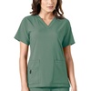 image:imageCarhartt CrossFlex Scrubs for Women VNeck Scrub TopsSea Pine