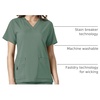 image:imageCarhartt CrossFlex Scrubs for Women VNeck Scrub TopsSea Pine