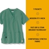 image:imageCarhartt CrossFlex Scrubs for Women VNeck Scrub TopsSea Pine