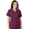 image:imageCarhartt CrossFlex Scrubs for Women VNeck Scrub TopsWine