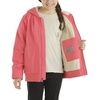 image:imageCarhartt Girls Zip Front Canvas Insulated Hooded Active Jac  100 Cotton  Midweight 100 Cotton Canvas Shell Sherpa Fleece  Cozy WarmthPink Lemonade