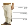 image:imageCarhartt Kids CK8449 Quilted Jersey Logo Sweatpant  BoysBeige
