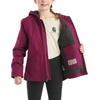 image:imageCarhartt Kids CP9547 Canvas Insulated Hooded Jacket  GirlsSierra Plum Caspian