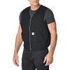 image:imageCarhartt Mens 104394 Washed Duck Vest  Sherpa LinedBlack
