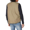 image:imageCarhartt Mens 104394 Washed Duck Vest  Sherpa LinedDriftwood
