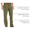 image:imageCarhartt Mens 105461 Rugged Flex Relaxed Fit Ripstop Cargo Work PantBasil