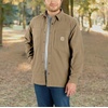image:imageCarhartt Mens 105532 Rugged Flex Relaxed Fit Canvas FleeceLined SnapDark Khaki