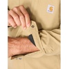image:imageCarhartt Mens 105532 Rugged Flex Relaxed Fit Canvas FleeceLined SnapDark Khaki