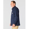 image:imageCarhartt Mens 105532 Rugged Flex Relaxed Fit Canvas FleeceLined SnapNavy
