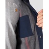image:imageCarhartt Mens 105532 Rugged Flex Relaxed Fit Canvas FleeceLined SnapNavy