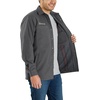 image:imageCarhartt Mens 105532 Rugged Flex Relaxed Fit Canvas FleeceLined SnapShadow