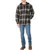 image:imageCarhartt Mens 107011 Rugged Flex Relaxed Fit Flannel Fleece Lined HBlackMud Gray