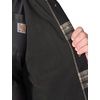 image:imageCarhartt Mens 107011 Rugged Flex Relaxed Fit Flannel Fleece Lined HBlackMud Gray
