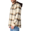 image:imageCarhartt Mens 107011 Rugged Flex Relaxed Fit Flannel Fleece Lined HCobblestone