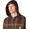 image:imageCarhartt Mens 107011 Rugged Flex Relaxed Fit Flannel Fleece Lined HDark Brown