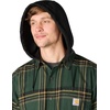 image:imageCarhartt Mens 107011 Rugged Flex Relaxed Fit Flannel Fleece Lined HForestry GreenBlack