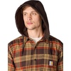 image:imageCarhartt Mens 107011 Rugged Flex Relaxed Fit Flannel Fleece Lined HHomestead Red