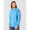 image:imageCarhartt Mens Durham Garment Dyed Crewneck SweatshirtHorizon Blue