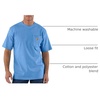 image:imageCarhartt Mens Iconic K87 Pocket TShirt CloseoutBlue Lagoon Heather