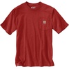 image:imageCarhartt Mens Iconic K87 Pocket TShirt CloseoutChili Pepper Heather