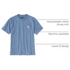 image:imageCarhartt Mens Iconic K87 Pocket TShirt CloseoutCoastal Snow Heather