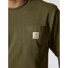 image:imageCarhartt Mens Iconic K87 Pocket TShirt CloseoutDark Bronzed Green Heather