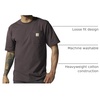 image:imageCarhartt Mens Iconic K87 Pocket TShirt CloseoutDark Sepia Heather