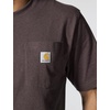 image:imageCarhartt Mens Iconic K87 Pocket TShirt CloseoutDark Sepia Heather