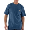 image:imageCarhartt Mens Iconic K87 Pocket TShirt CloseoutDeep Ocean Heather