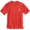 image:imageCarhartt Mens Iconic K87 Pocket TShirt CloseoutFire Red Heather