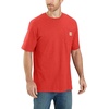 image:imageCarhartt Mens Iconic K87 Pocket TShirt CloseoutFire Red Heather