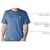 image:imageCarhartt Mens Iconic K87 Pocket TShirt CloseoutHorizon Blue