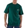 image:imageCarhartt Mens Iconic K87 Pocket TShirt CloseoutHunter Green