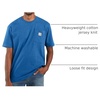 image:imageCarhartt Mens Iconic K87 Pocket TShirt CloseoutLight Cobalt Heather