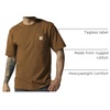 image:imageCarhartt Mens Iconic K87 Pocket TShirt CloseoutOiled Walnut Heather