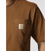 image:imageCarhartt Mens Iconic K87 Pocket TShirt CloseoutOiled Walnut Heather